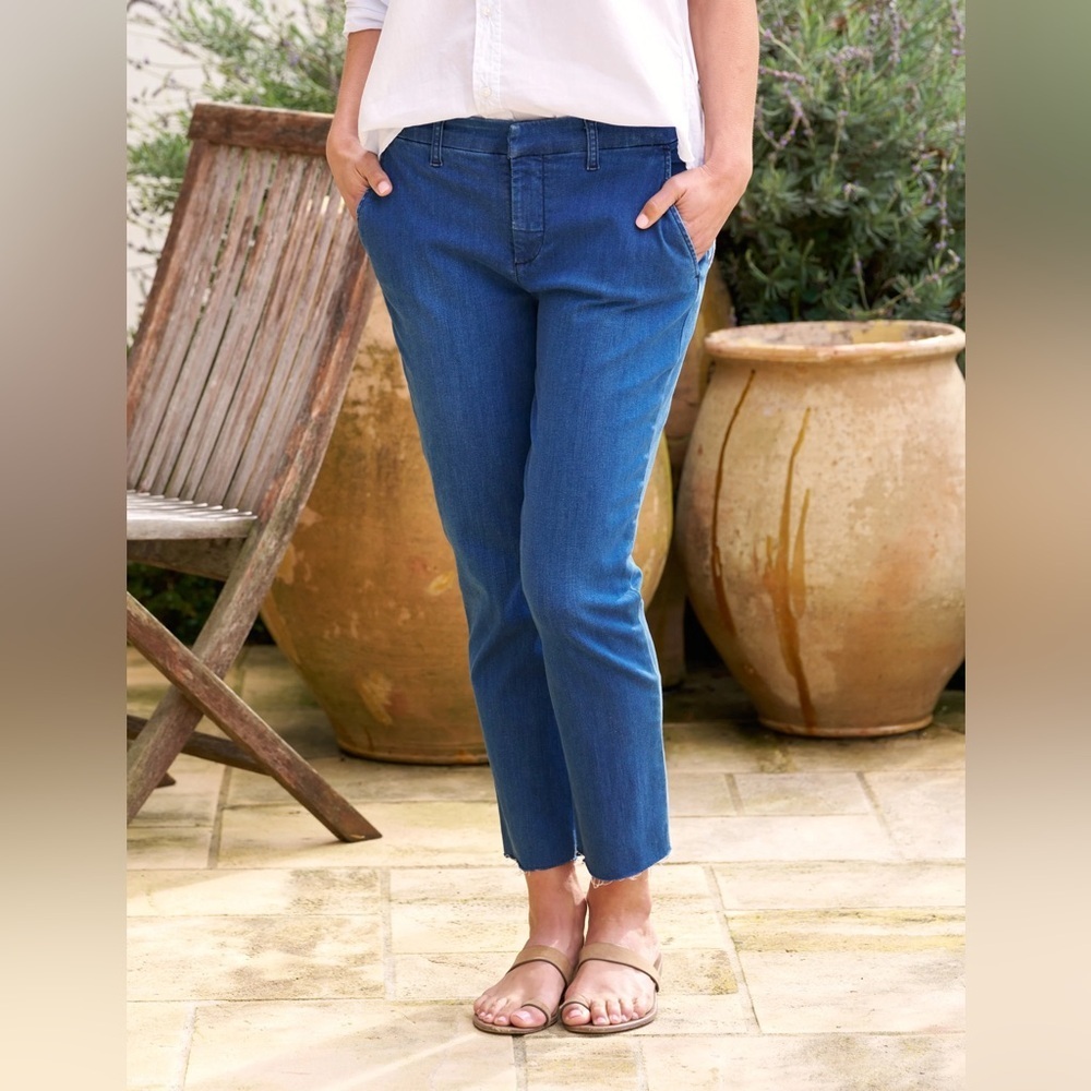 Frank & Eileen Wicklow Denim Crop Jeans Size 2